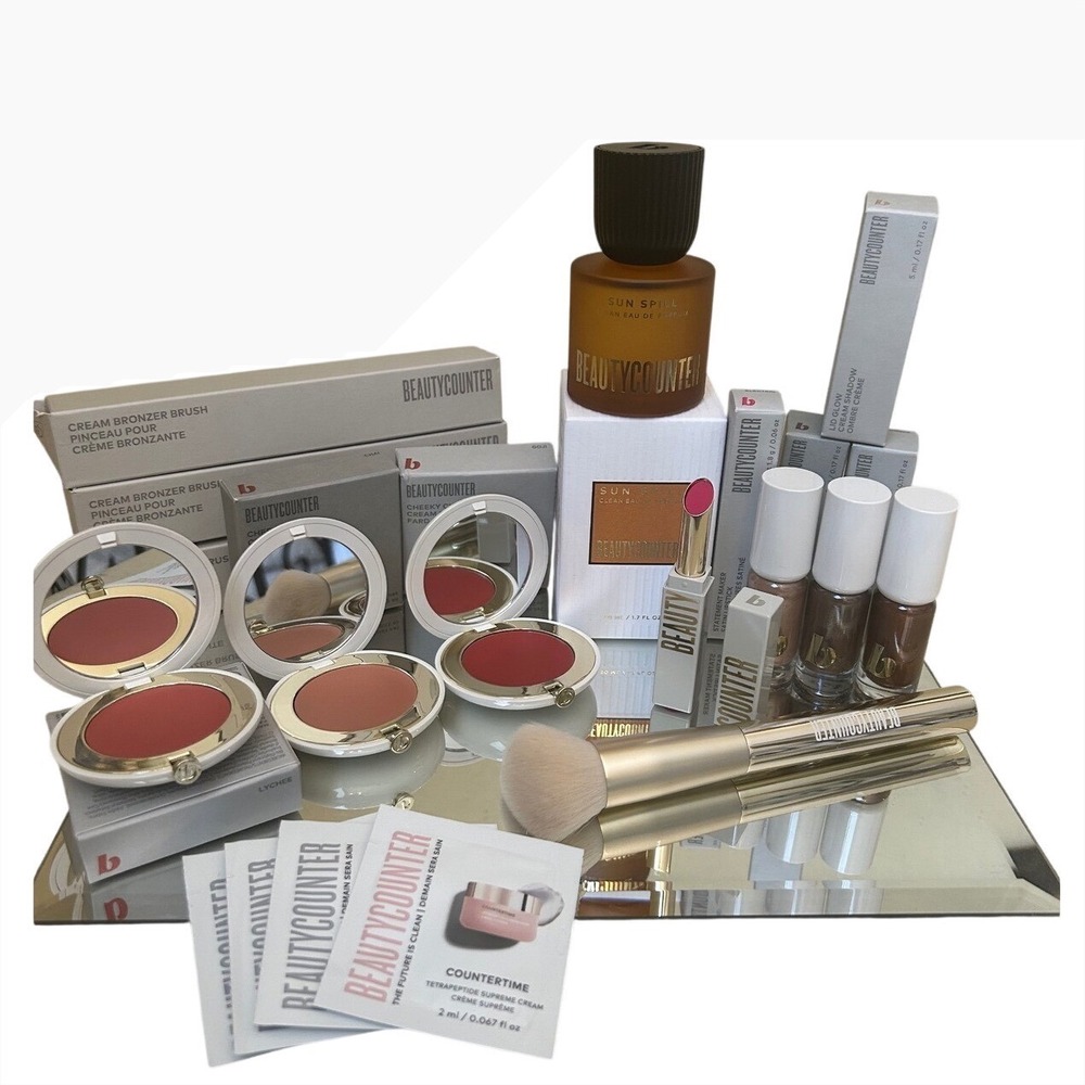 BeautyCounter Counter Blowout Bundle Fragrance Eyes Cheeks Lips Retail $437